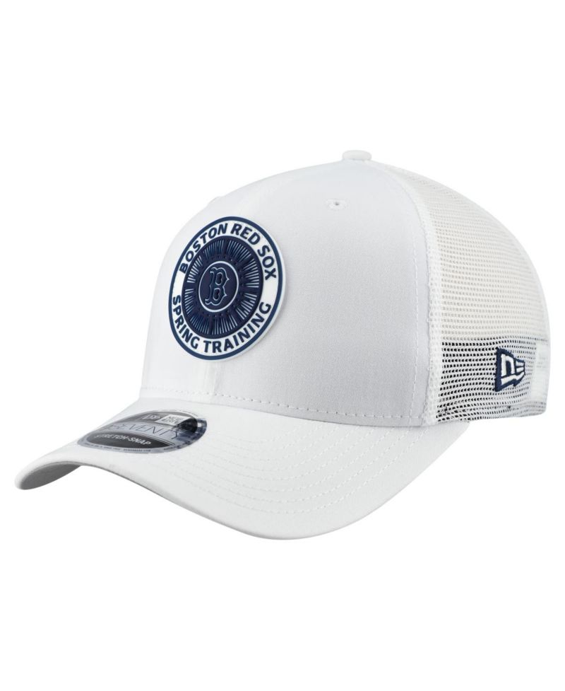 Men's White Boston Red Sox 2026 Spring Training Fan Pack 9SEVENTY Adjustable Trucker Hat