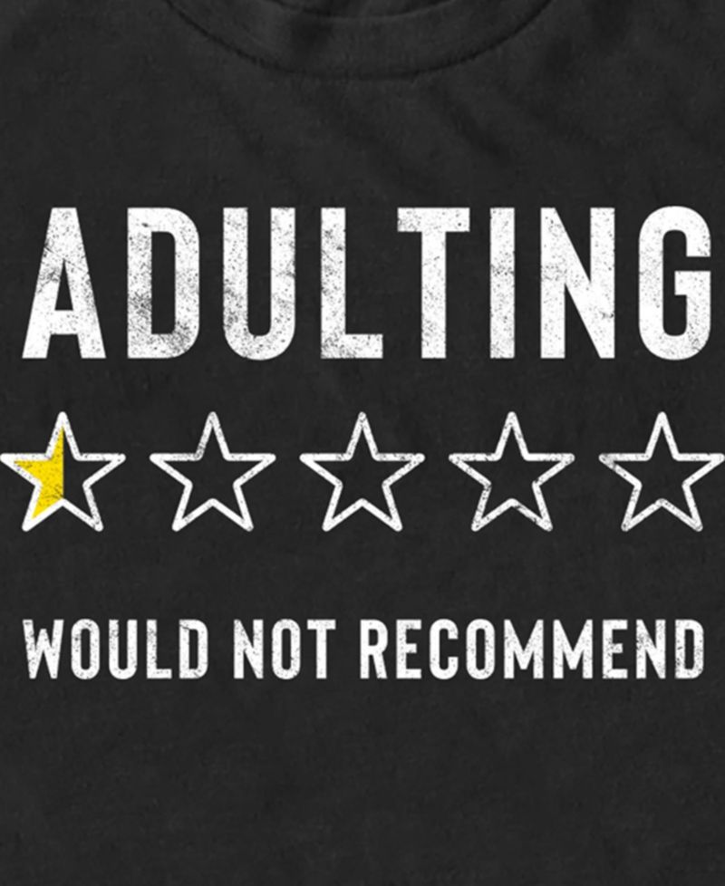 Men's Adulting Ratings Short-Sleeve T-Shirt