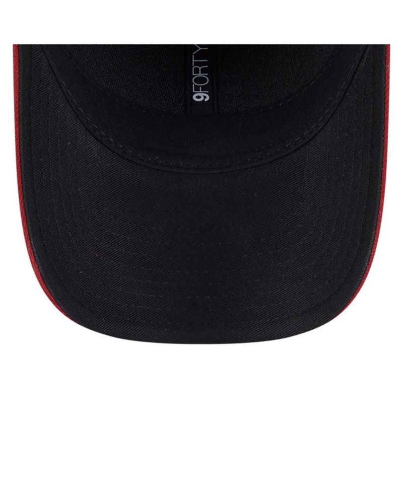 Men's Black/Red Arizona Diamondbacks Player Replica 9FORTY Adjustable Hat