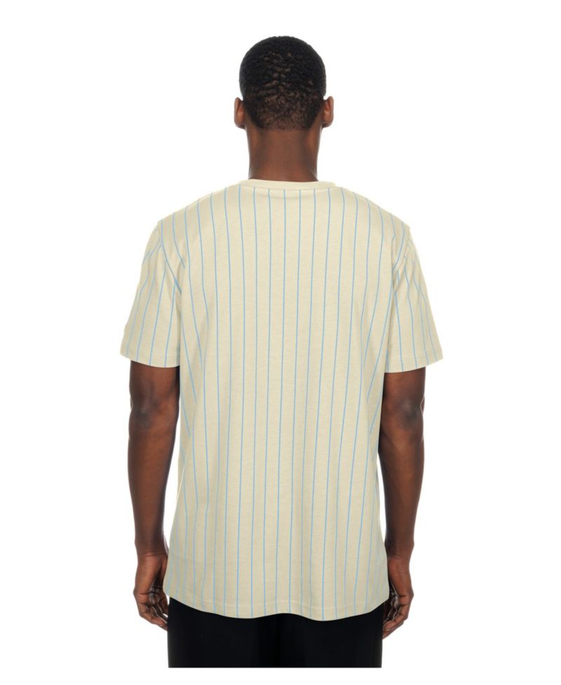 Men's Cream Philadelphia Phillies Throwback Meshback Pinstripe T-Shirt