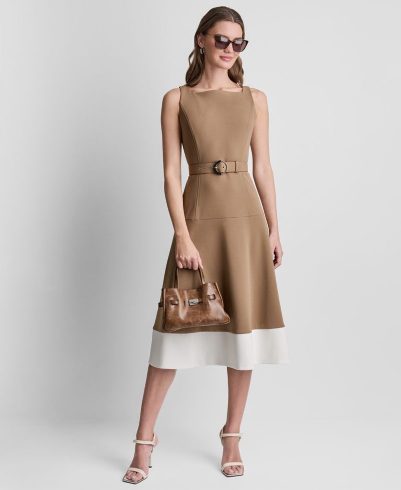 Women's Sleeveless Midi Dress