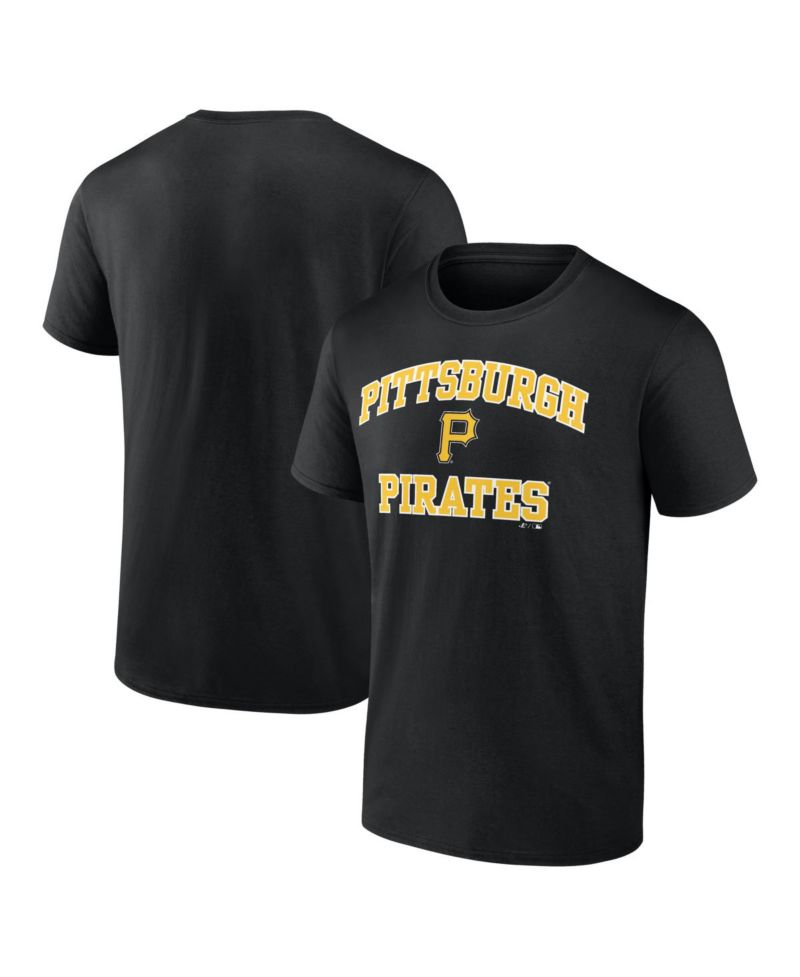 Men's Black Pittsburgh Pirates Heart and Soul T-Shirt