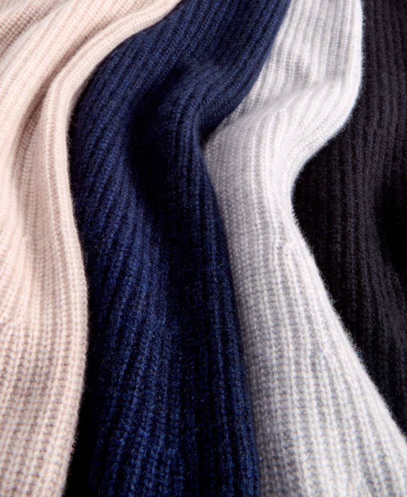Ribbed Cashmere Balaclava