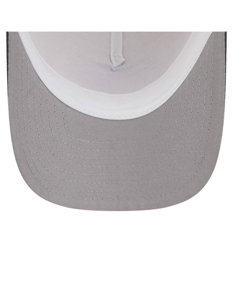 Men's Natural Miami Dolphins Frayed M-Crown A-Frame 9FORTY Adjustable Hat