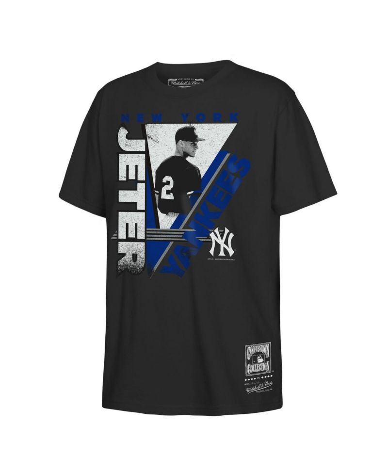 Big Boys and Girls Derek Jeter Black New York Yankees In the Zone Player Graphic T-Shirt
