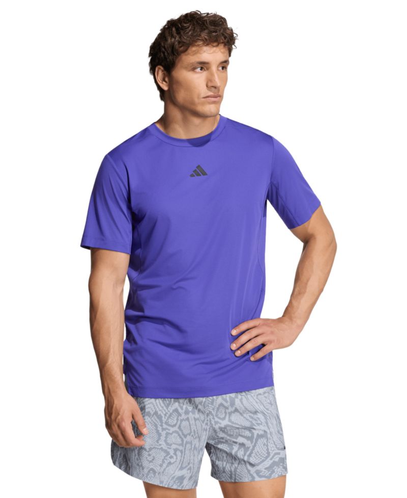 Men's D4T Prime Lift 3-Stripes Crewneck T-Shirt