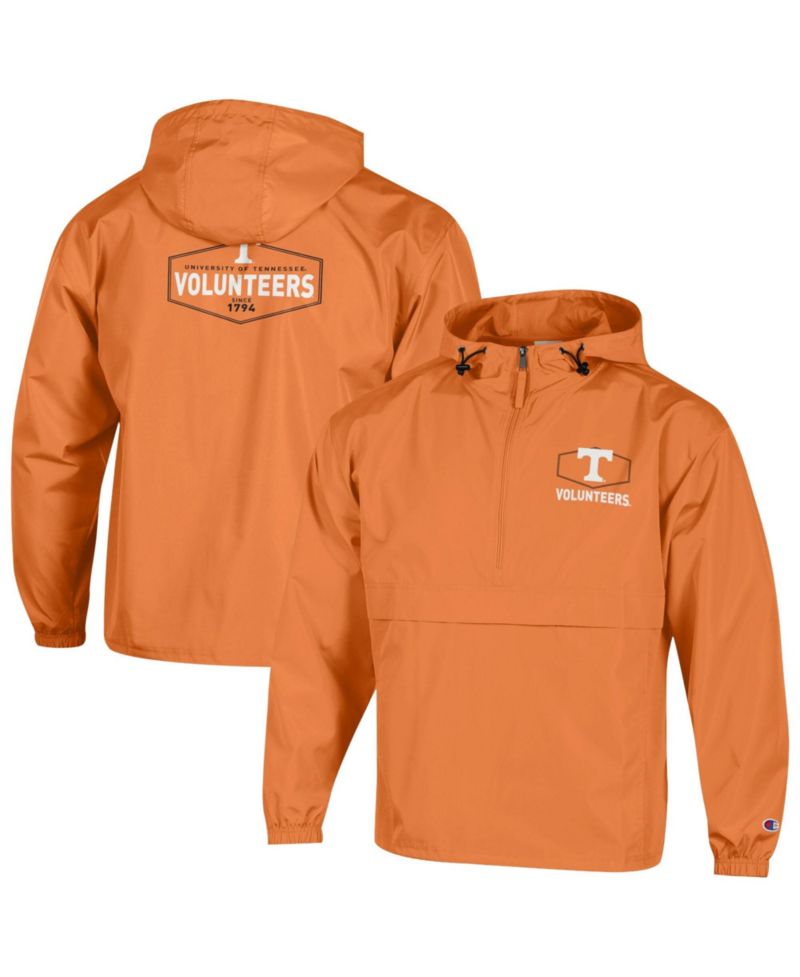 Men's Tennessee Orange Tennessee Delay Packable Half-Zip Hoodie