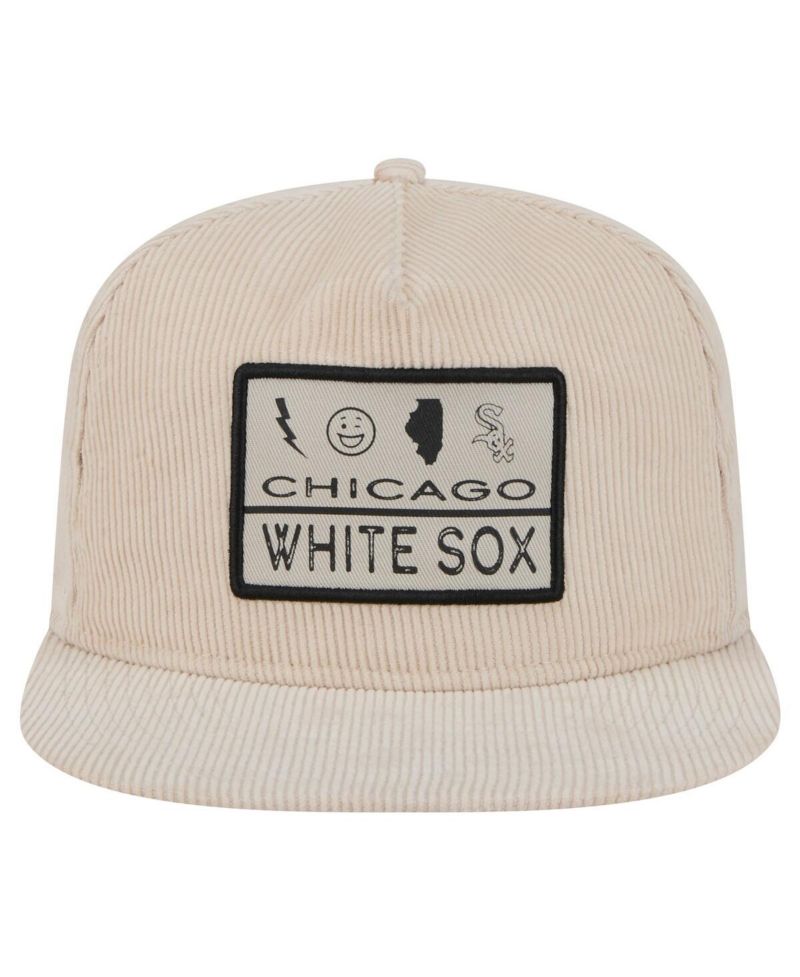 Men's Khaki Chicago White Sox Summer Essential Golfer Snapback Hat