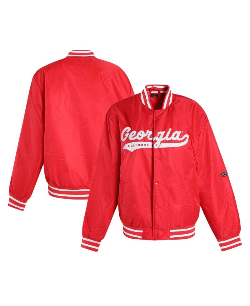 Women's Red Georgia Bulldogs A-Game Varsity Full-Snap Jacket