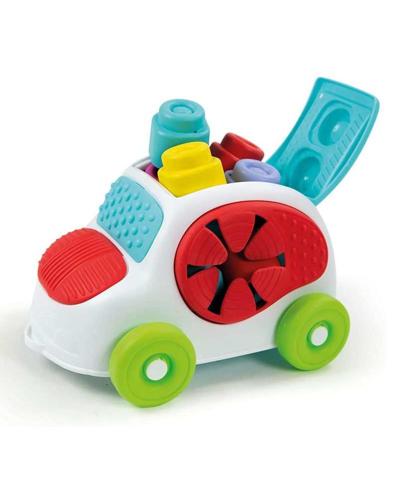Baby Clemmy Baby Soft Clemmy - Sensory Car - 8 Pieces
