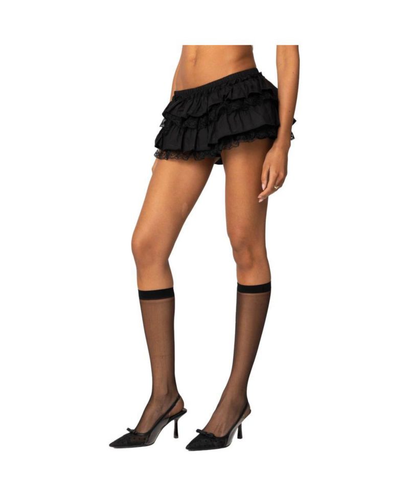 Women's Lacey Ruffled Bloomer Skort