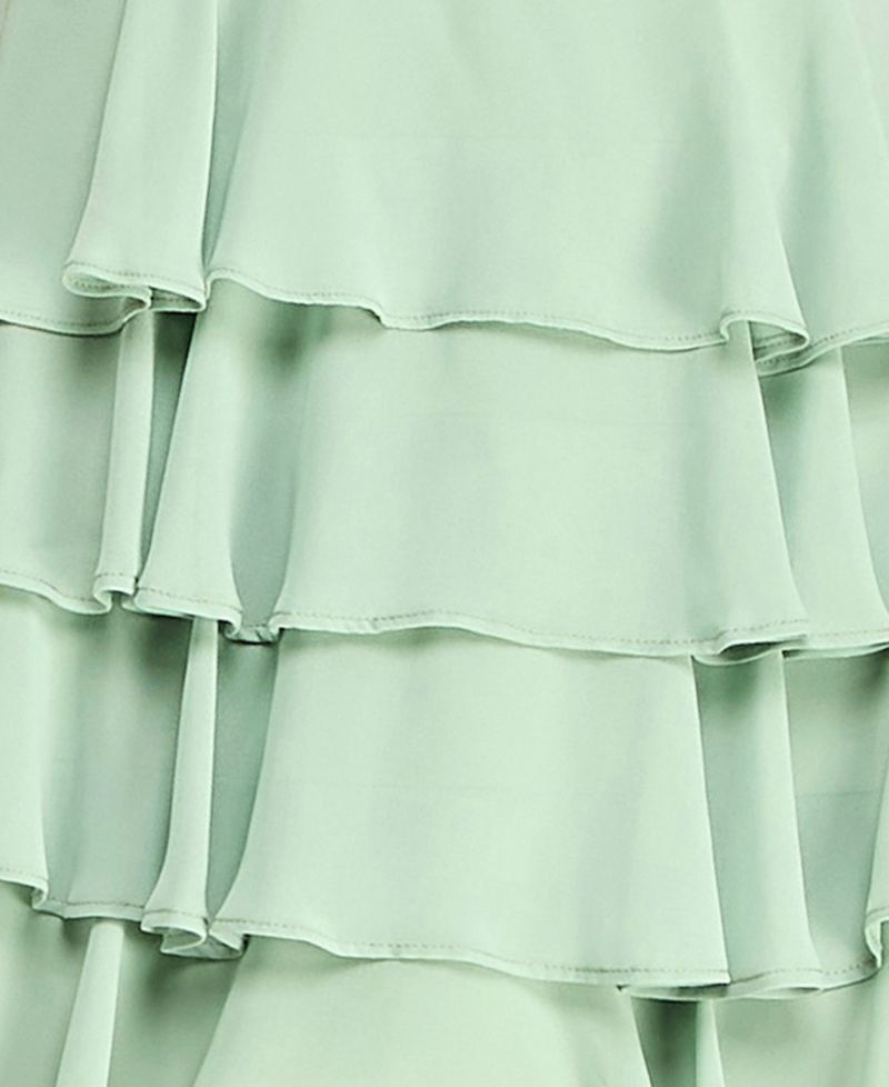 Juniors' V-Neck Mini Dress