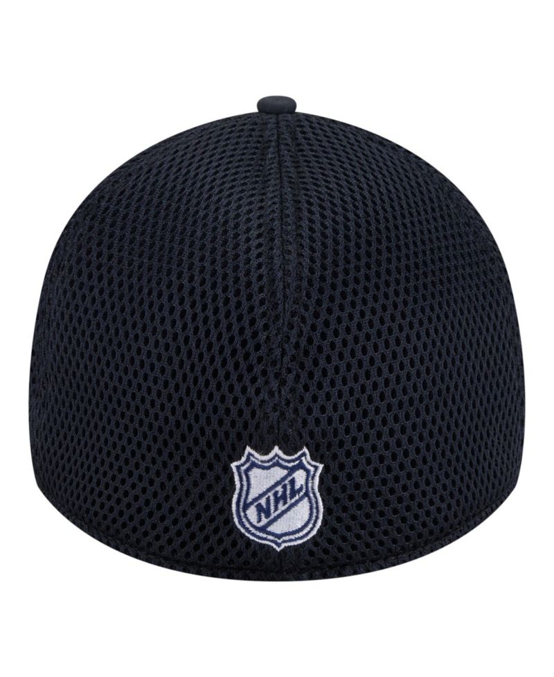 Men's Navy Nashville Predators Logo 39THIRTY Flex Hat