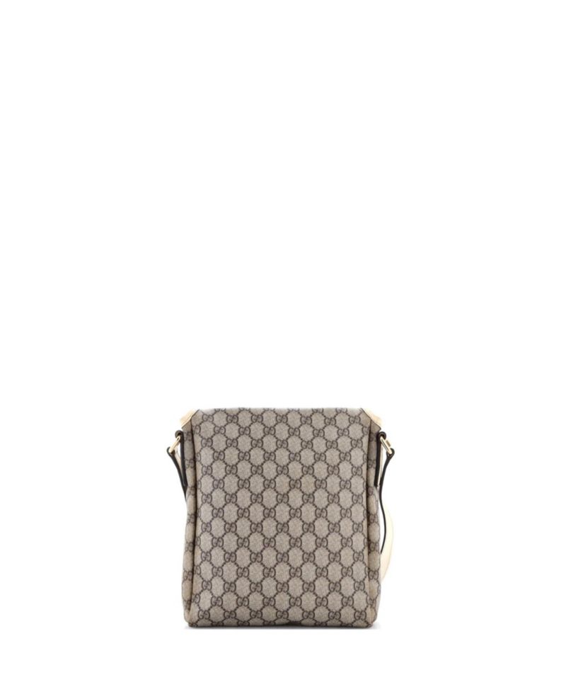 Small Flap Messenger GG Coated Canvas