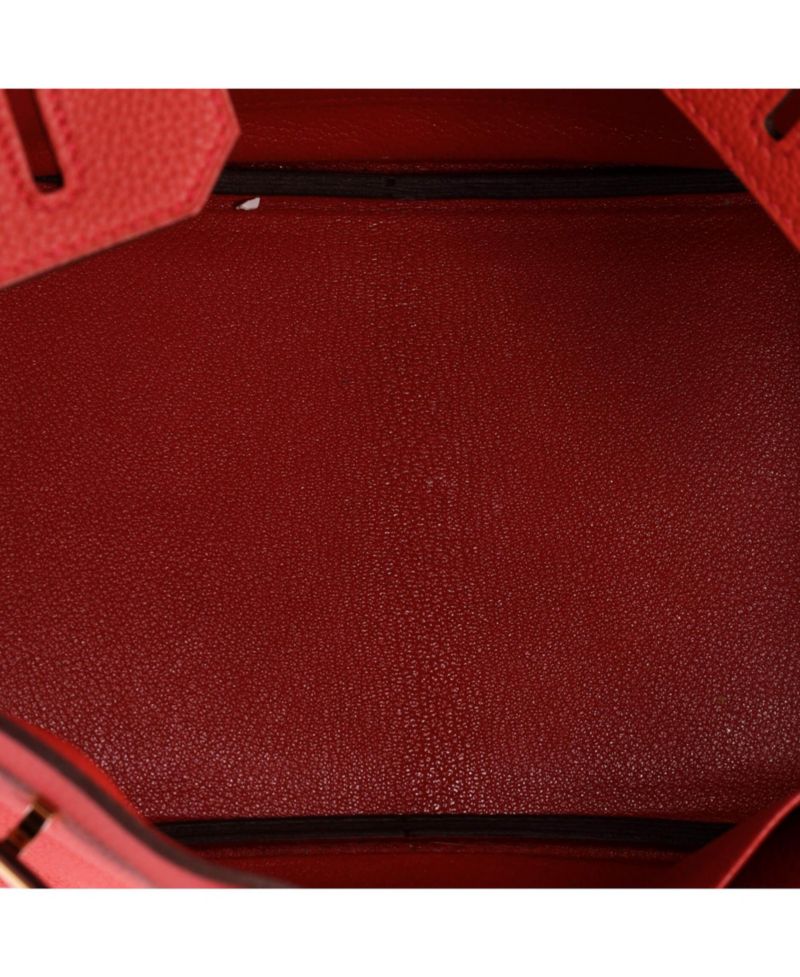 Birkin 30 Handbag Red Togo with Gold Hardware
