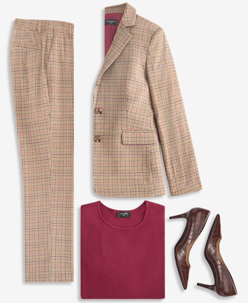Women's Glenn Plaid 2-Button Blazer