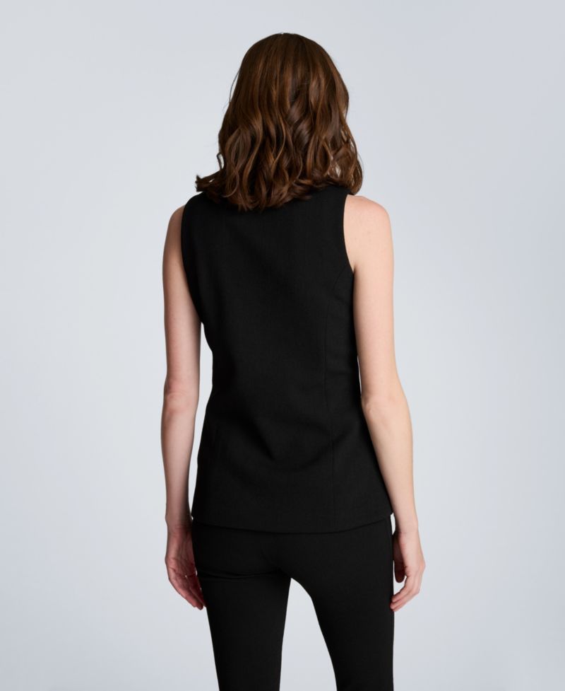 Women's Longline Crewneck Vest