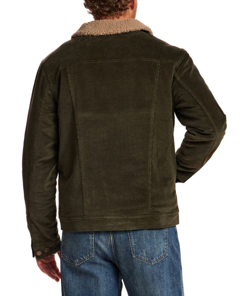 Men's Berber Cord Trucker Jacket