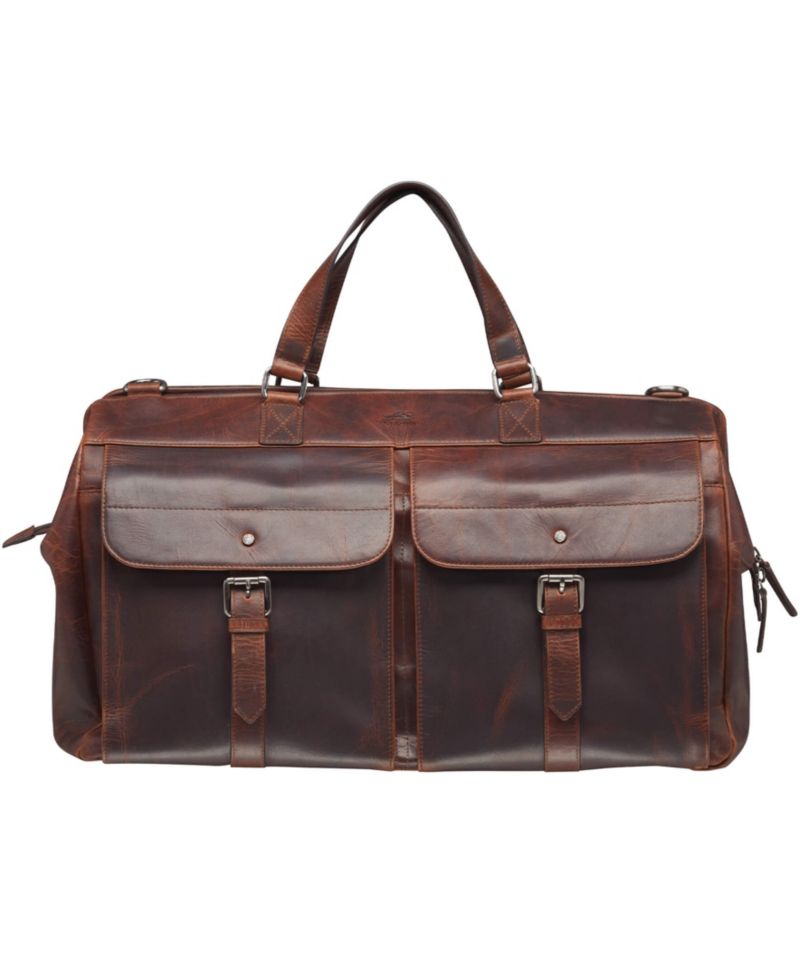 Men's Buffalo Dowel Rod Duffle Bag for Carry-On Travel