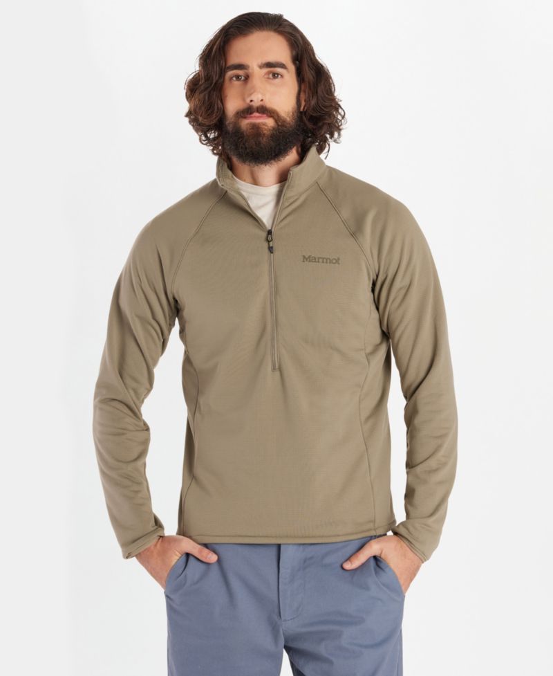 Men's Leconte Fleece Half-Zip Logo Jacket