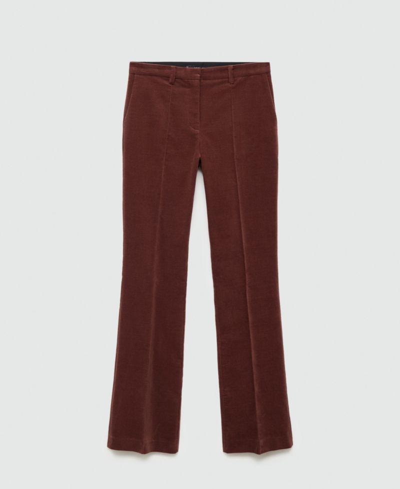 Women's Straight Velvet Pants