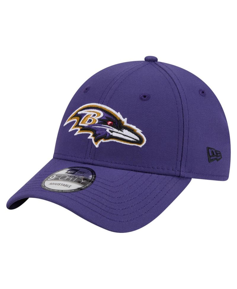 Men's Purple Baltimore Ravens Core Team 9FORTY Adjustable Hat