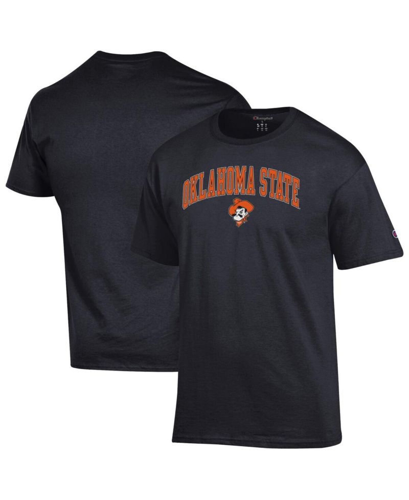 Men's Orange Oklahoma State Cowboys Arch Over Logo T-Shirt