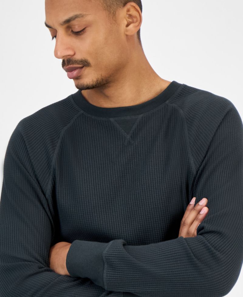 Men's Waffle-Knit Thermal Shirt