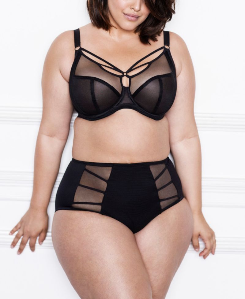 Full Figure Sachi Underwire Strappy Caged Bra EL4350, Online Only