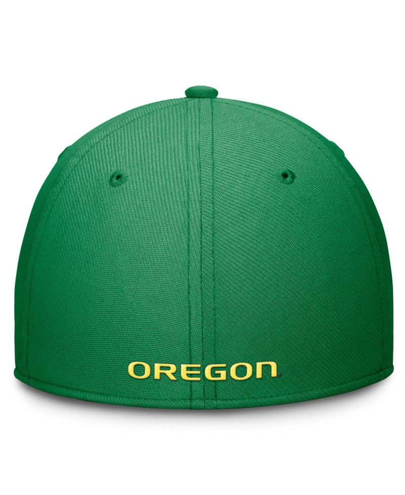 Men's Green Oregon Ducks 2024 On-Field Swoosh Flex Hat