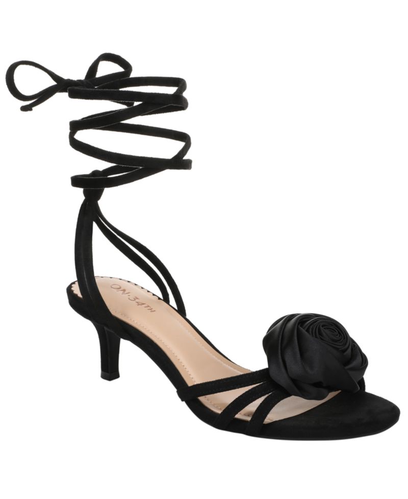 Women's Cahlliee Rose Lace-Up Dress Sandals