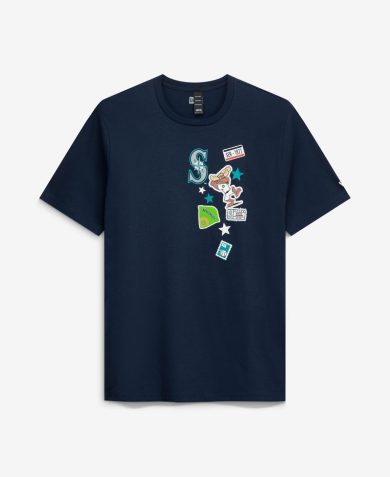 Men's Navy Seattle Mariners City Patch T-Shirt