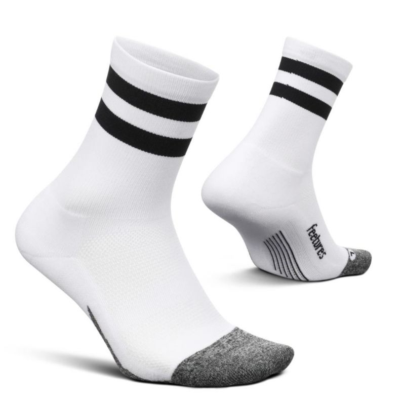 Men's Elite Light Cushion Mini Crew Sock - Sport Sock with Targeted Compression