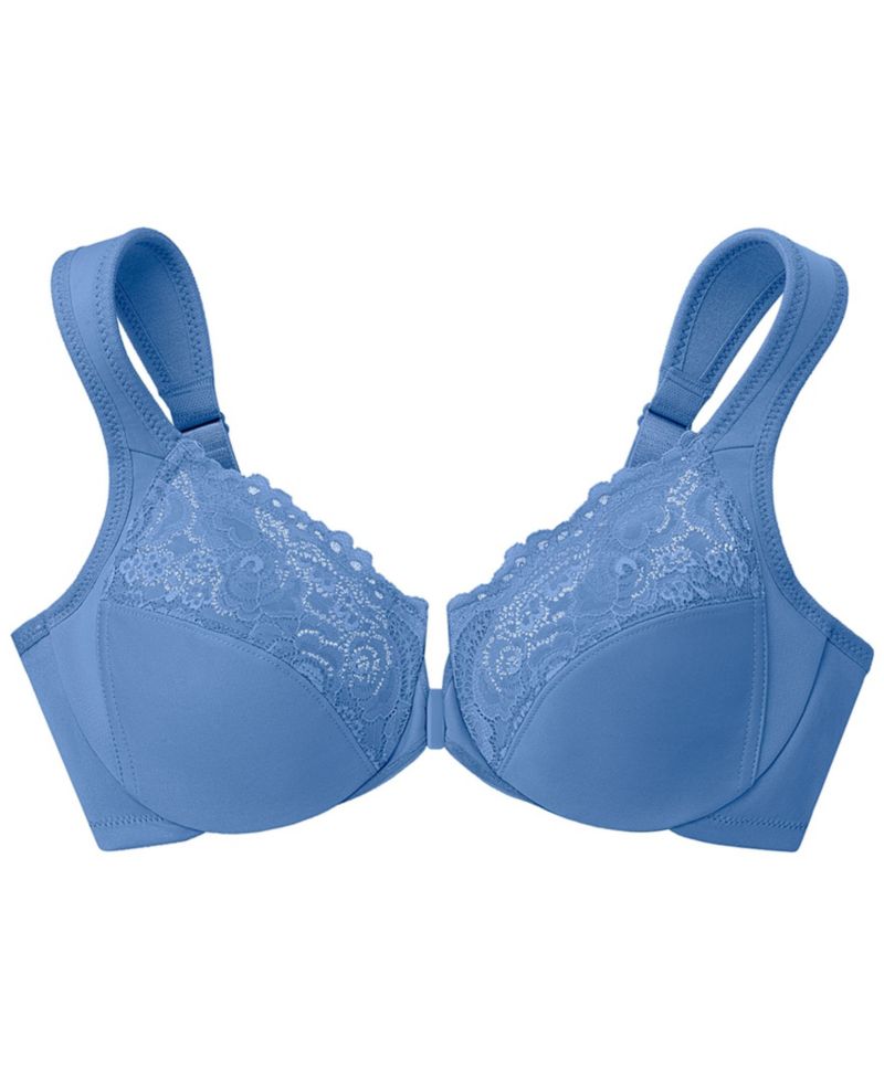 Women's Full Figure Plus Size Wonderwire Front Close Bra 1245