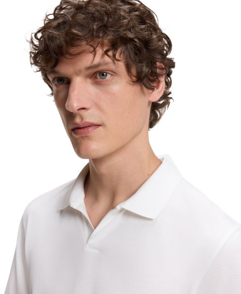 BECKHAM x BOSS Men's Cotton Silk Polo Shirt