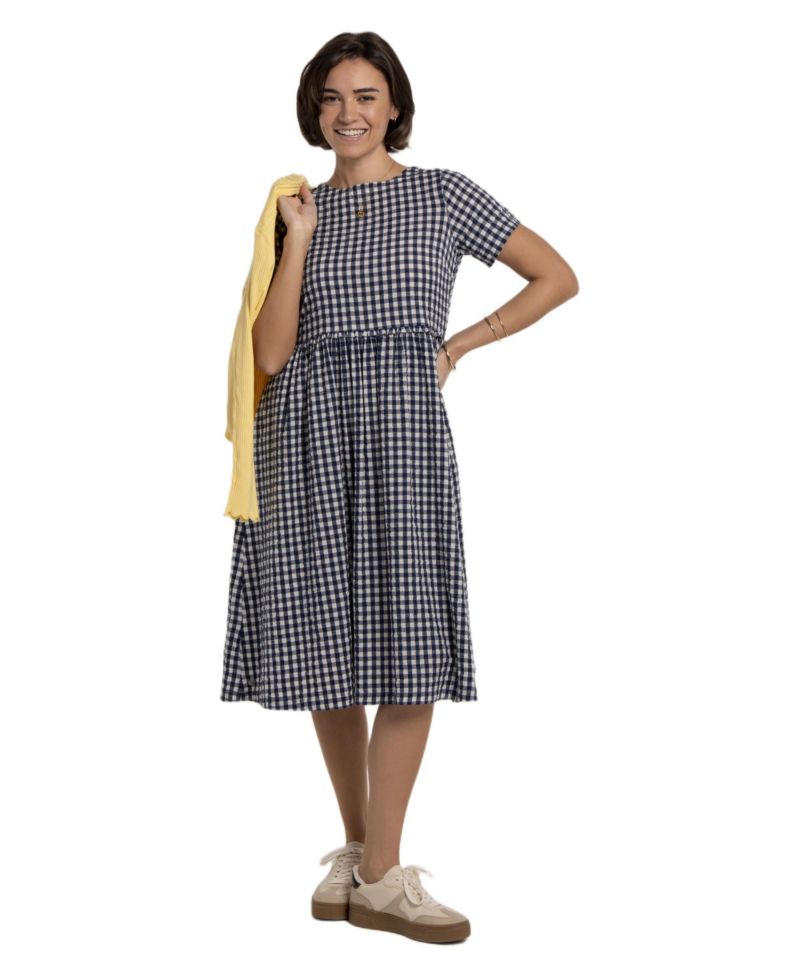 Women's Perla Gingham Midi Dress