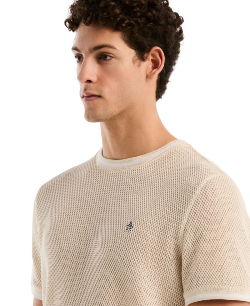 Men's Jacquard Honeycomb T-Shirt