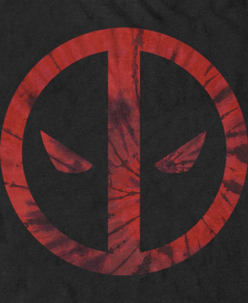 Men's Deadpool Tie-Dye Short Sleeve T-Shirt