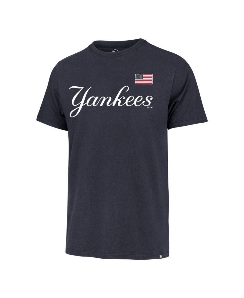Men's Navy New York Yankees Heritage U.S. Flag T-Shirt