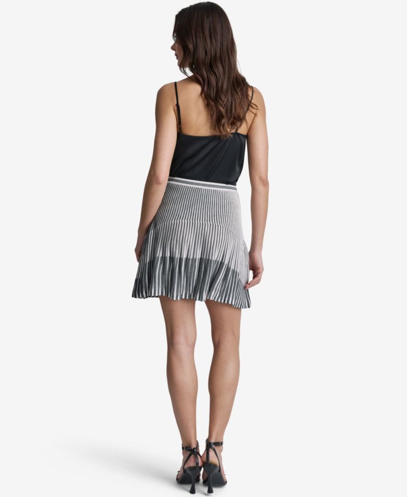 Women's Pleated A-Line Mini Skirt