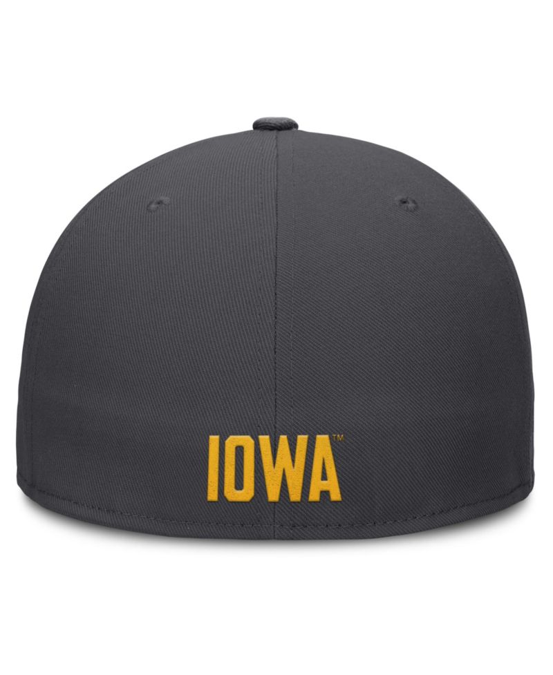 Men's Anthracite Iowa Hawkeyes Pro Dri-FIT Fitted Hat