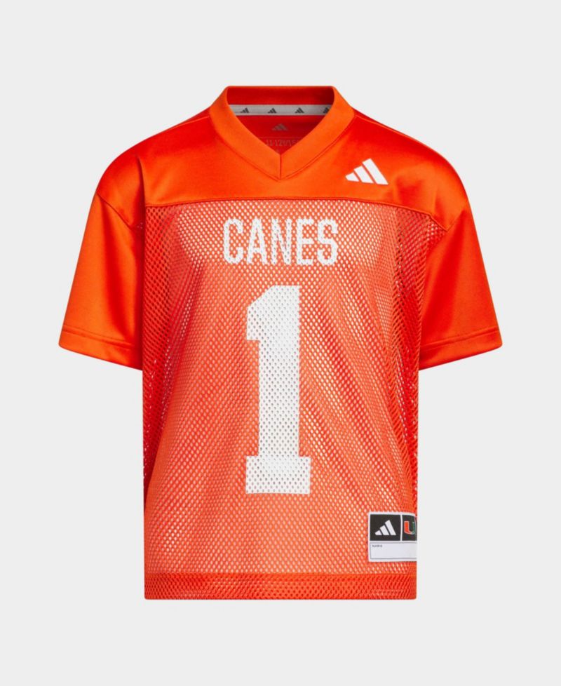 Boys' and Girls' Miami Hurricanes Mesh Replica Tailgate Jersey