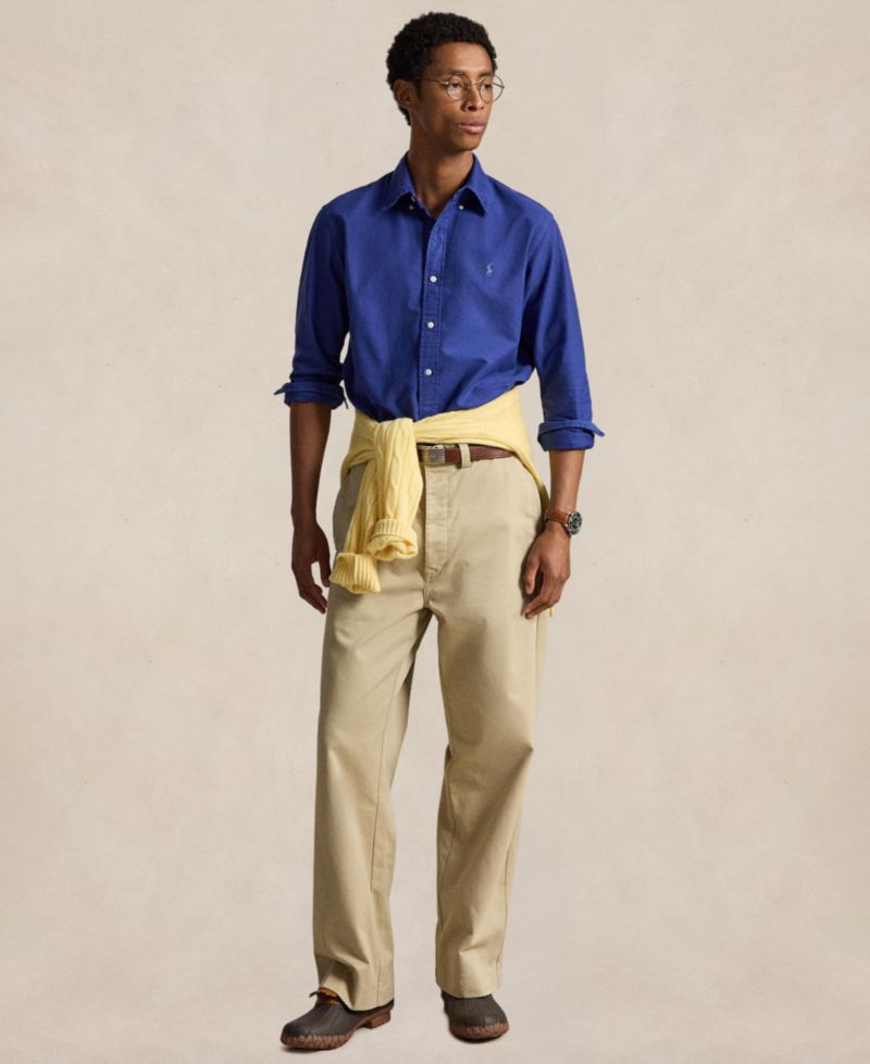 Men's Garment-Dyed Oxford Classic-Fit Shirt