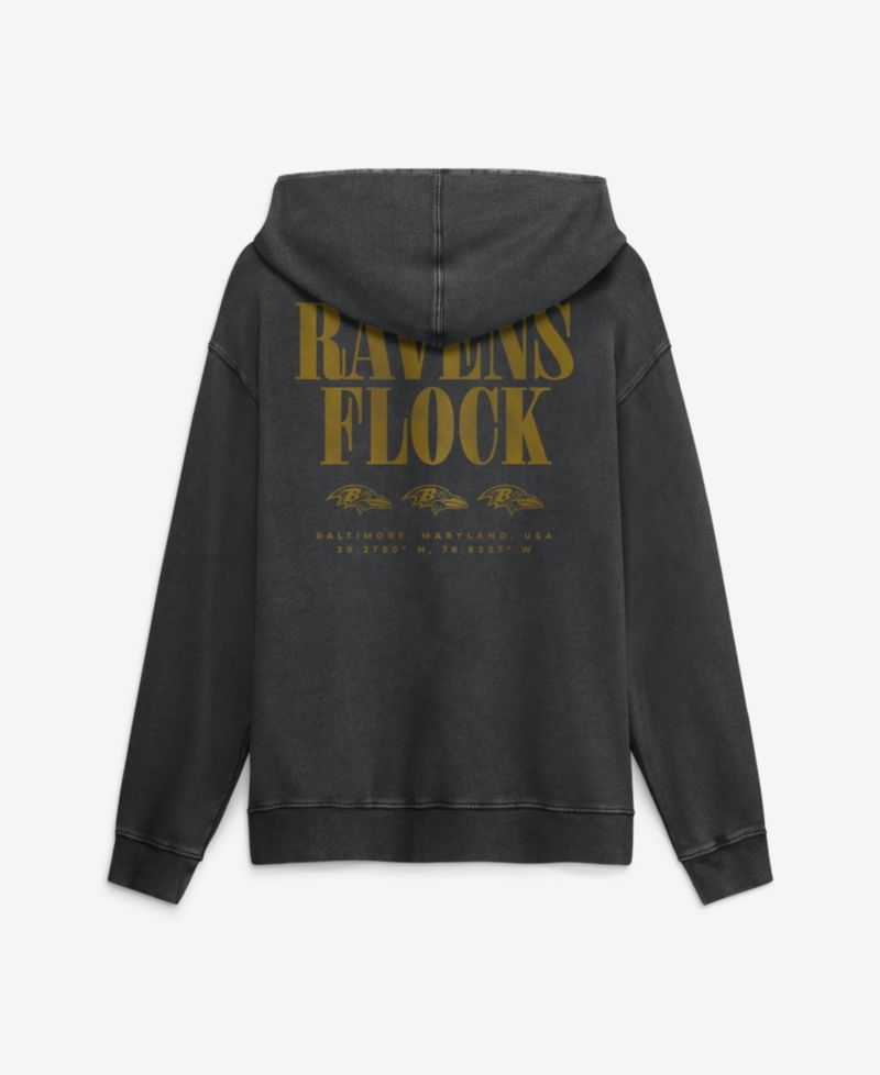 Men's Baltimore Ravens French Terry Relaxed Intense Rivalry Hoodie