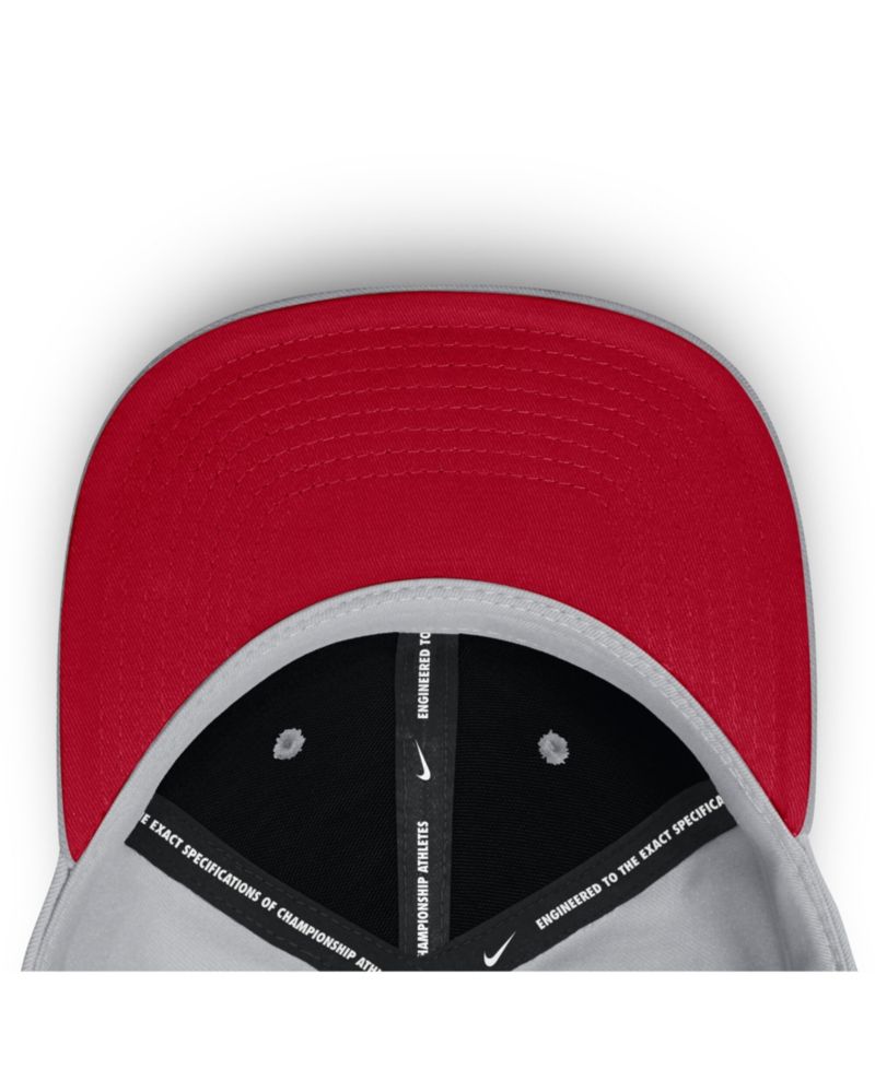 Men's Gray Washington Nationals Primetime Rise Dri-FIT Flex Hat