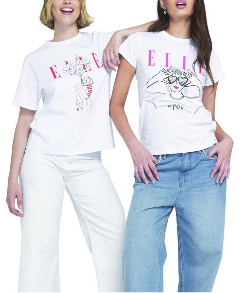 Women's Heart Eyes Graphic Tee T-Shirt