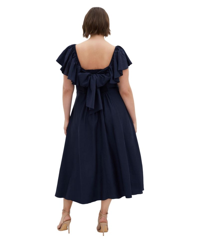 Women's Alisia Tie-Back Midi Dress