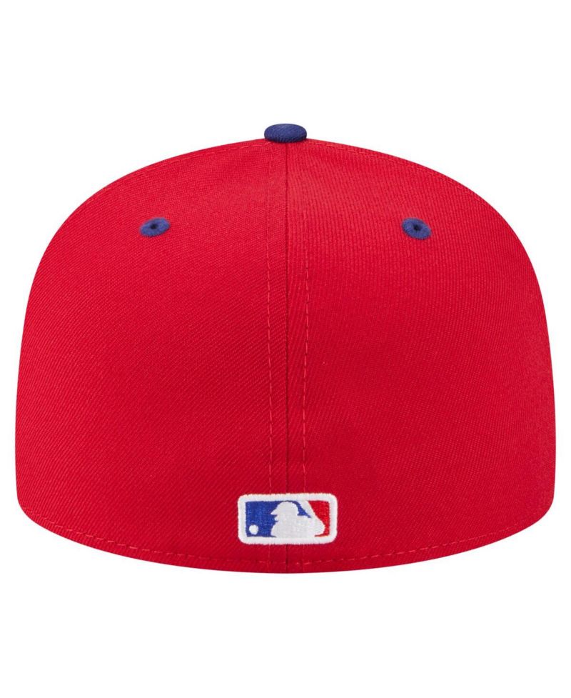 Men's Bryce Harper Red Philadelphia Phillies 59FIFTY Fitted Hat