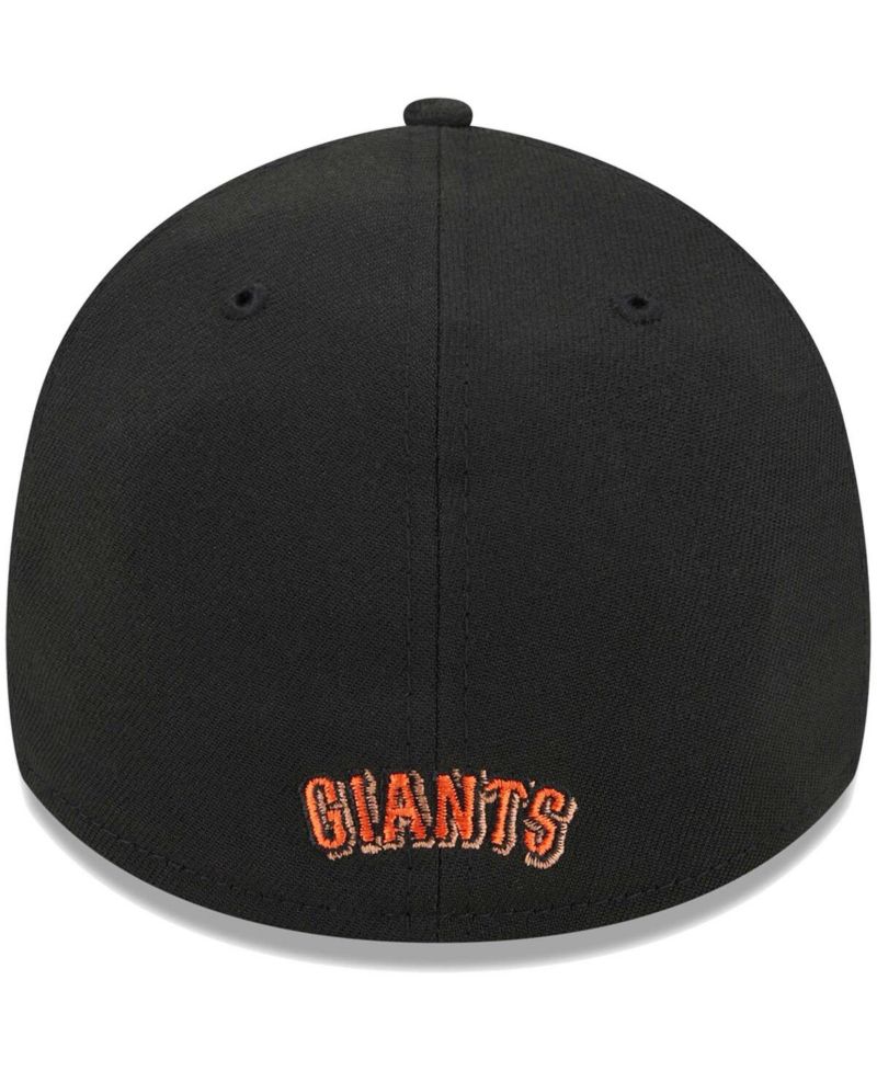 Men's Black San Francisco Giants Logo 39THIRTY Flex Hat
