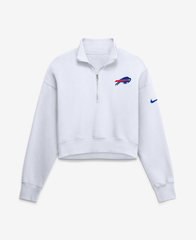 Women's Buffalo Bills Phoenix Fleece Oversized Quarter-Zip Sweatshirt